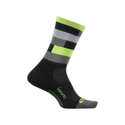 Feetures Elite Light Cushion Mini Crew Socks, Crypto Reflector, sock view