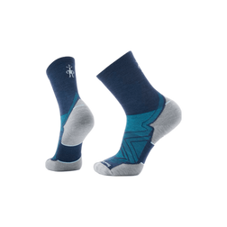 Smartwool Run Targeted Cushion - Wool Mid-Crew Socks, Deep Navy, sock view