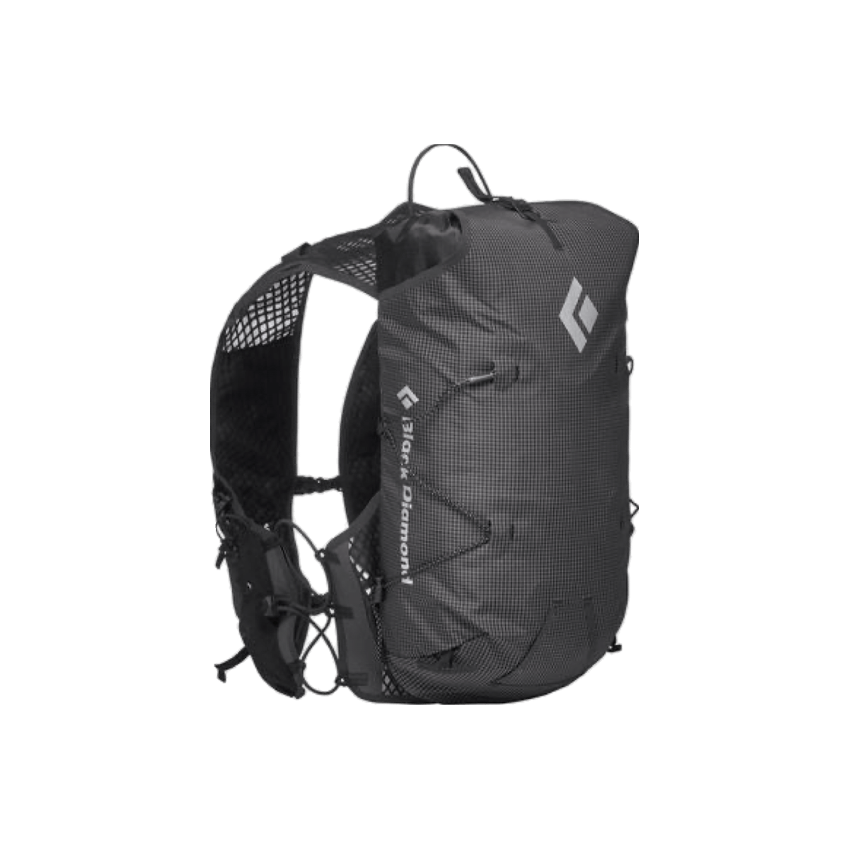Black Diamond Distance 8 Pack, Black, vest view