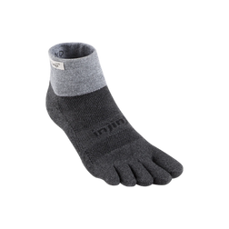 Injinji Trail Midweight Mini-Crew Socks, Granite, sock view