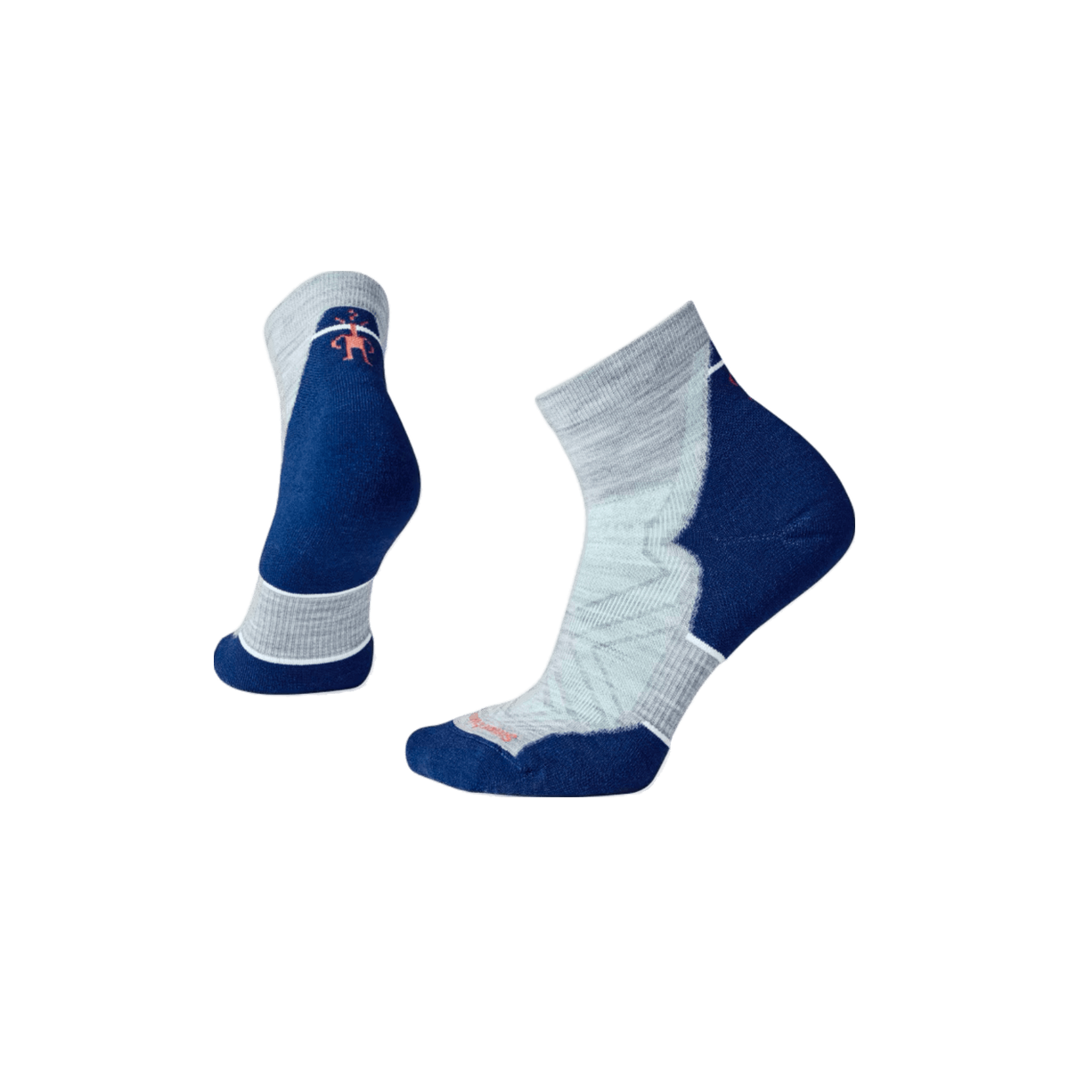Smartwool Run Targeted Cushion - Wool Ankle Socks - Women's, Light Gray, sock view