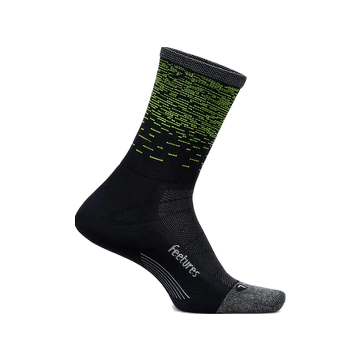 Feetures Elite Light Cushion Mini Crew Socks, Light Wave, sock view