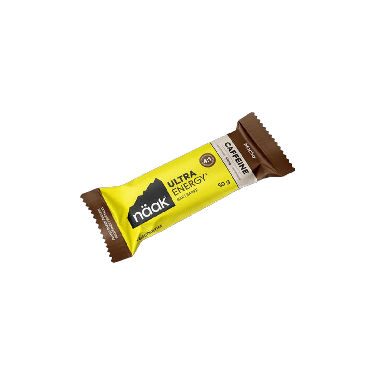 Naak Ultra Energy Bar, Mocha (caffeine), pack view