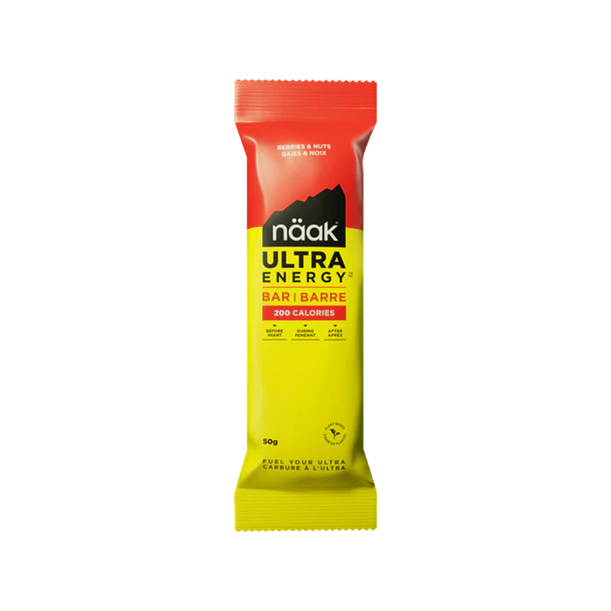 Naak Ultra Energy Bar, Berries and Nuts, pack view