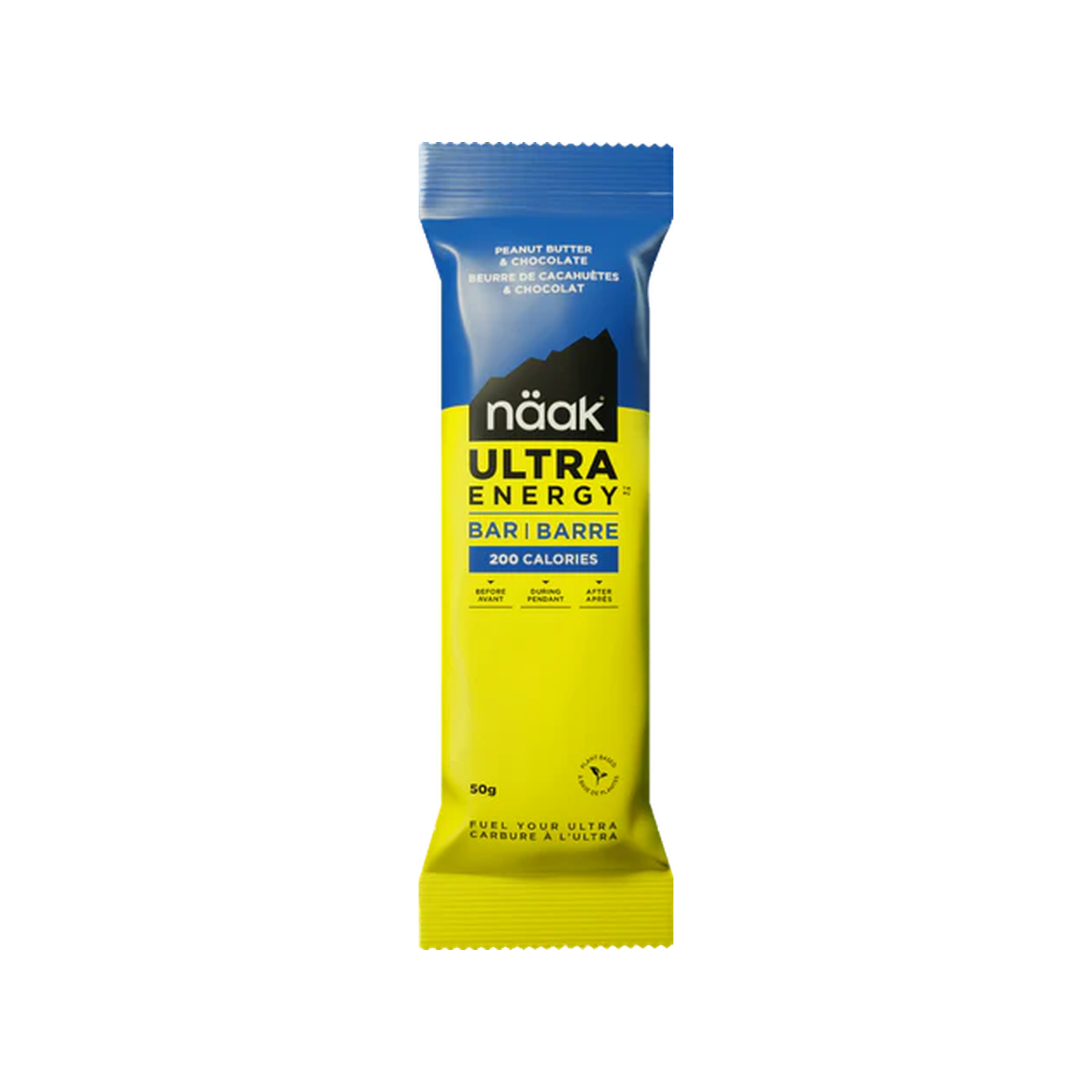 Naak Ultra Energy Bar, Peanut Butter and Chocolate, pack view