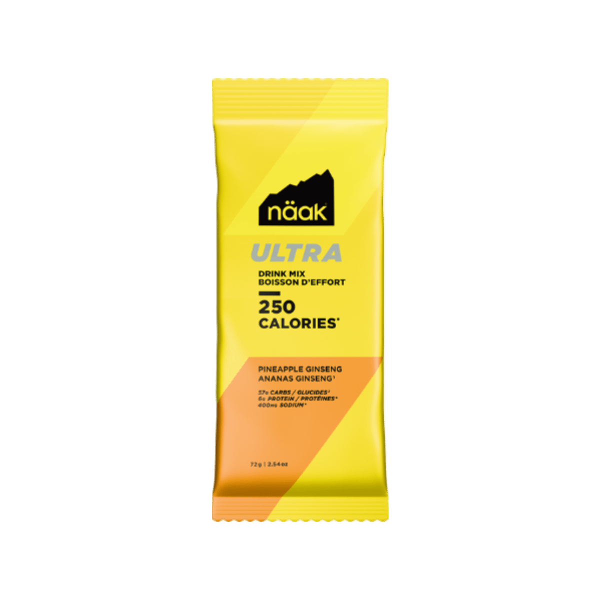 Naak Ultra Drink Mix Single Serv (New), Pineapple Ginseng / Single Serving, pack view
