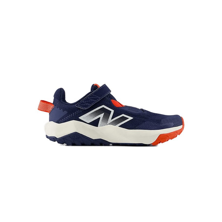 New Balance DynaSoft Nitrel v6 Bungee Lace Youth/Kids Trail Shoes, side view