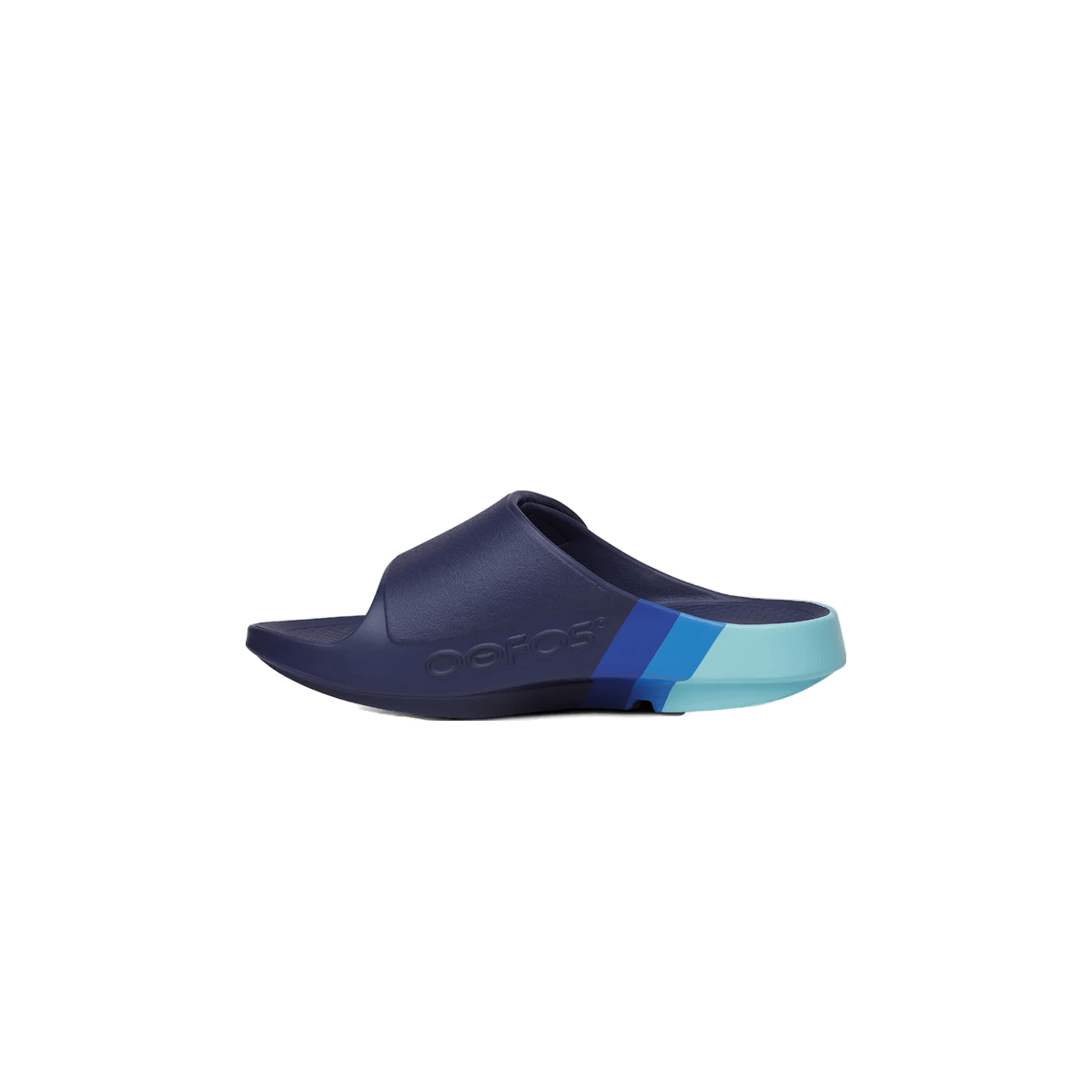 Oofos Ooahh Sport Flex Sandals, three-quarter view