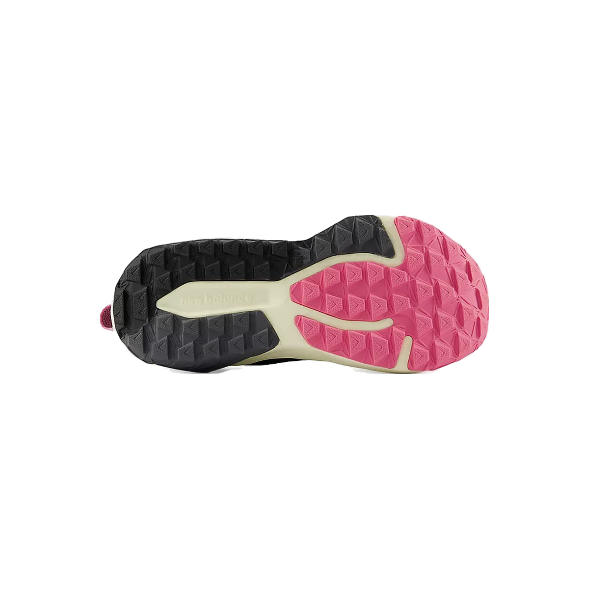 New Balance DynaSoft Nitrel v6 Bungee Lace Youth/Kids Trail Shoes, overhead view