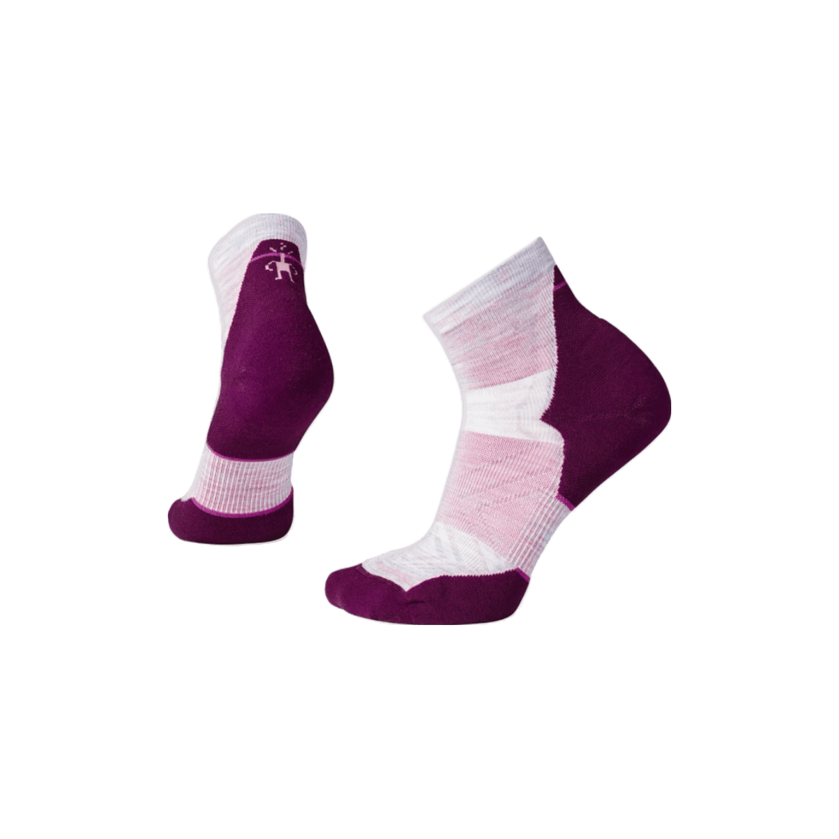 Smartwool Run Targeted Cushion - Wool Ankle Socks - Women's, Purple Eclipse, sock view