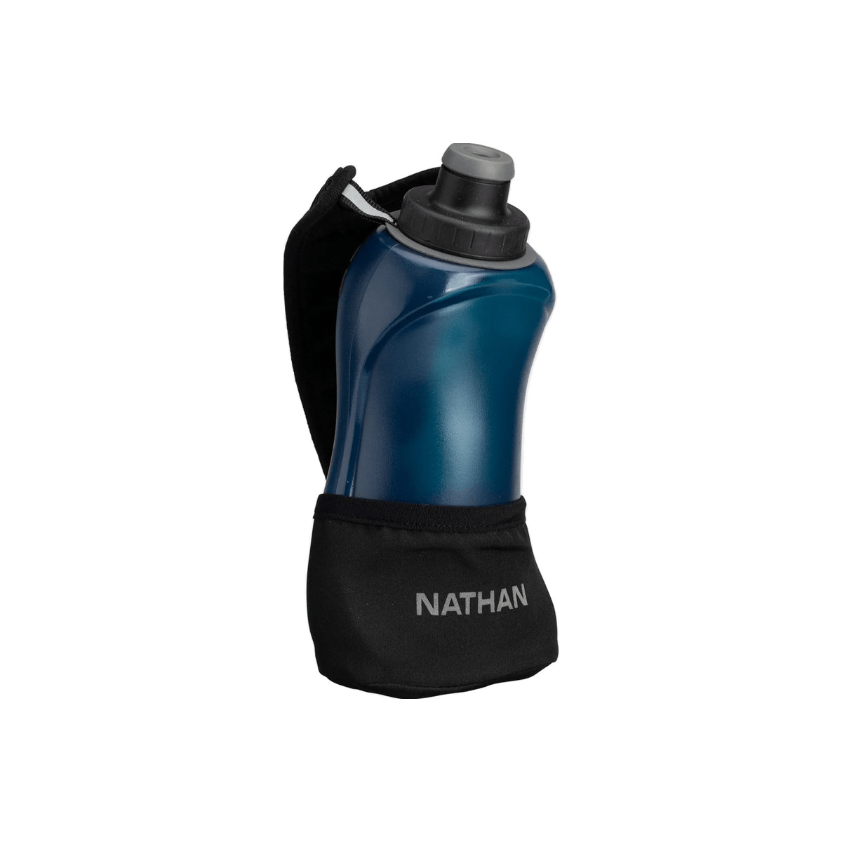 Nathan Quick Squeeze Lite (540mL/18oz), Black/Marine Blue, product view