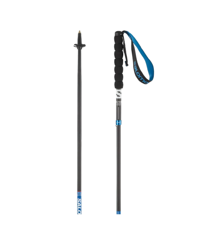 Salomon Unisex Running/Hiking Poles - Ultra Carbon Foldable