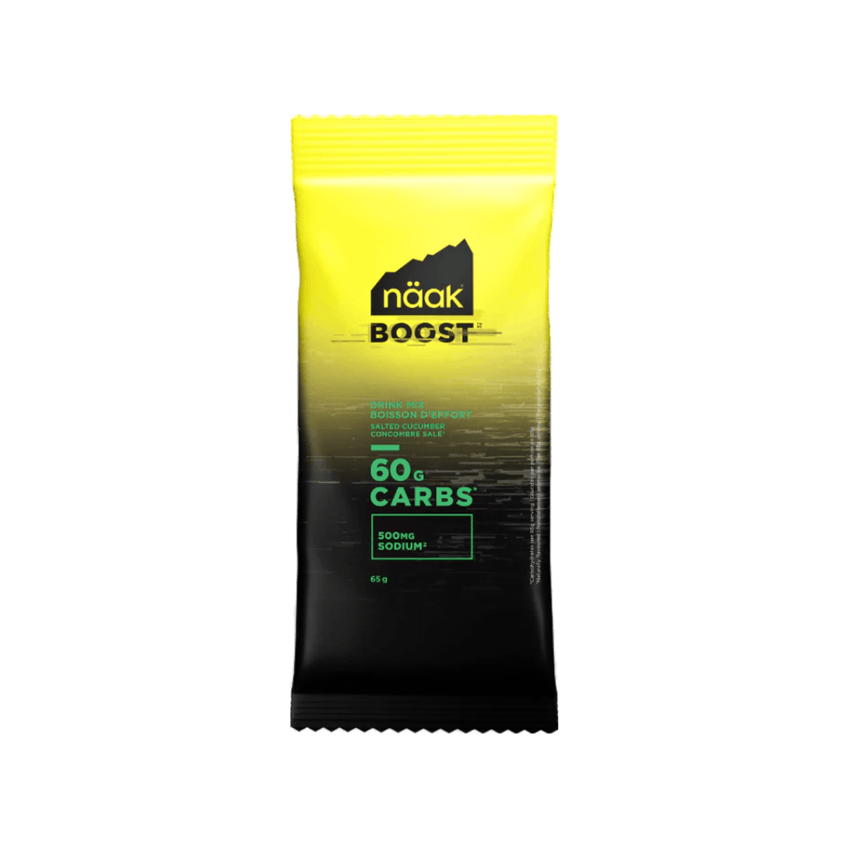 Naak Boost Energy Drink Mix, Salted Cucumber / Single Serving (65g), pack view