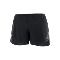 Salomon Sense Aero 5" Shorts - Women's, Deep Black, product view