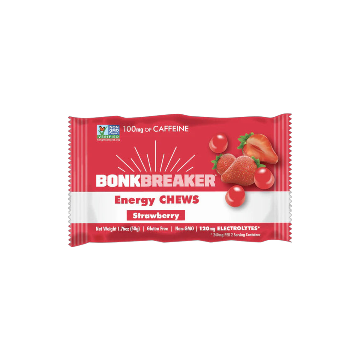 Saltstick Chews, Strawberry, pack view