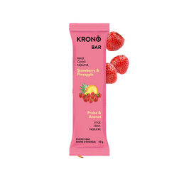 Krono Energy Bar, Strawberries Pineapple, pack view