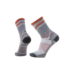 Smartwool Run Zero Cushion - Wool Mid-Crew Socks, Medium Grey, sock view