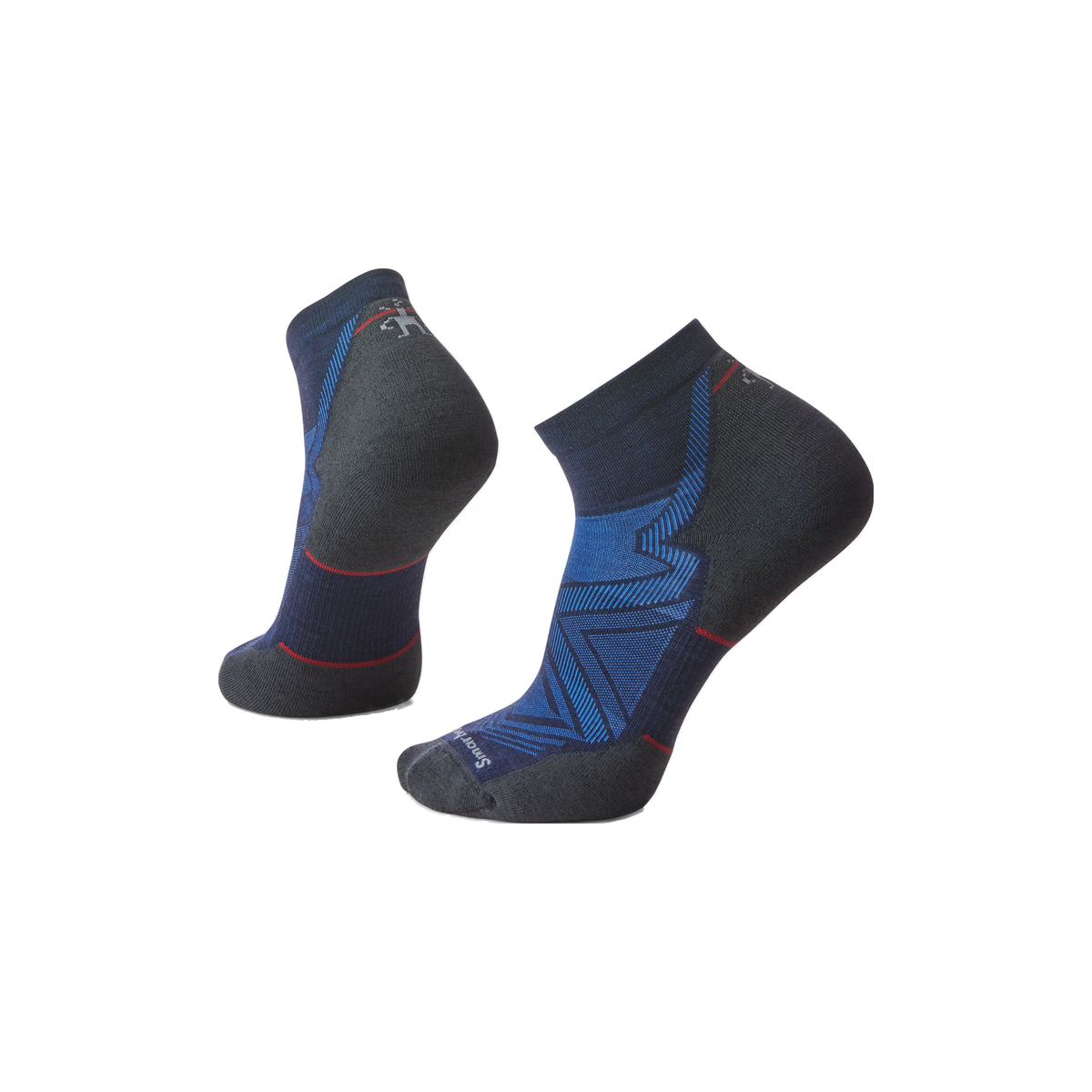 Smartwool Run Targeted Cushion - Wool Ankle Socks, Deep Navy, sock view
