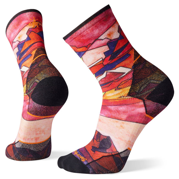 Smartwool Athlete Edition Run Print - Wool Crew Socks