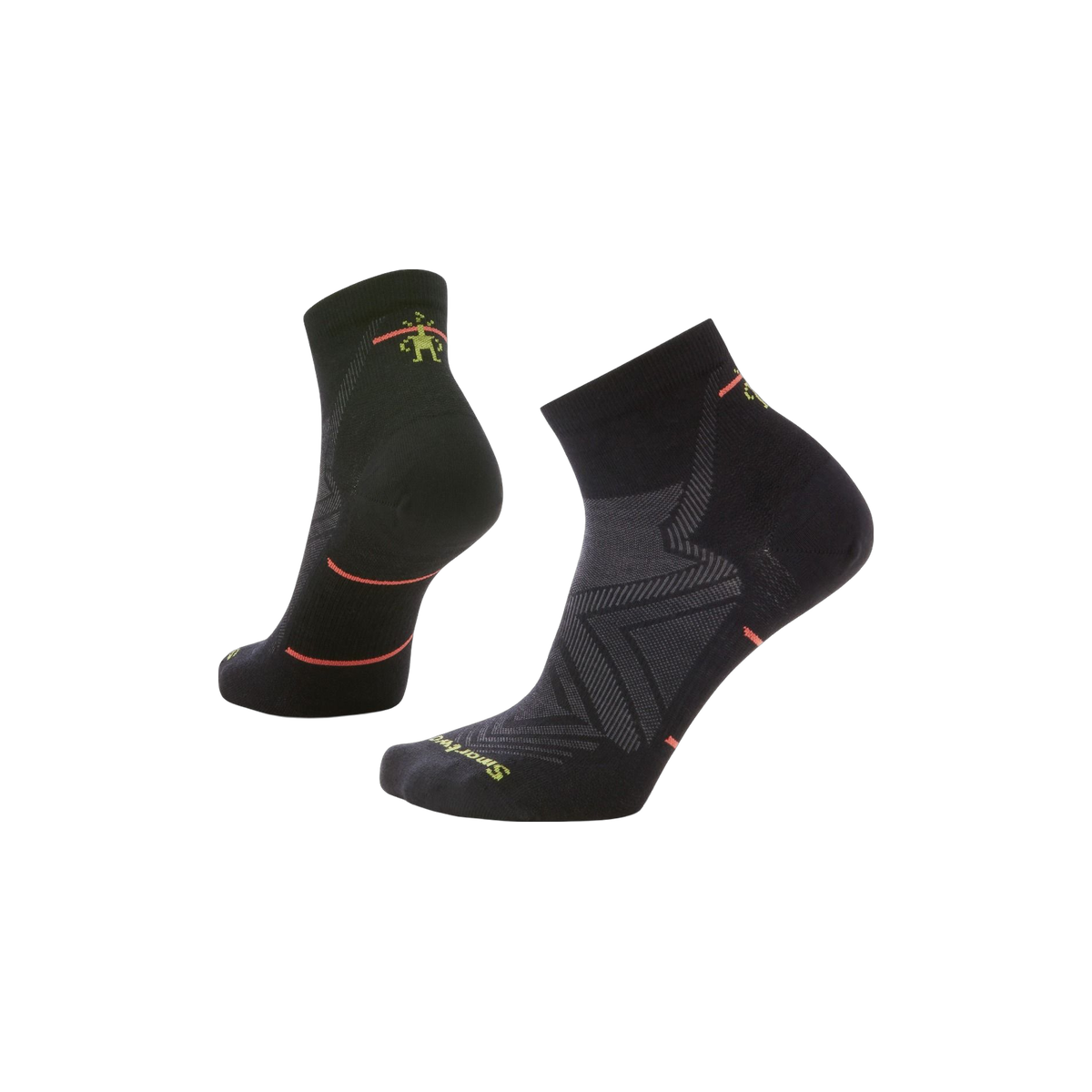 Smartwool Run Zero Cushion - Wool Ankle Socks - Women's, Black, sock view