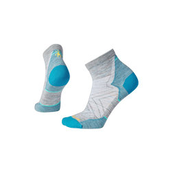 Smartwool Run Zero Cushion - Wool Ankle Socks - Women's, Lunar Gray, sock view