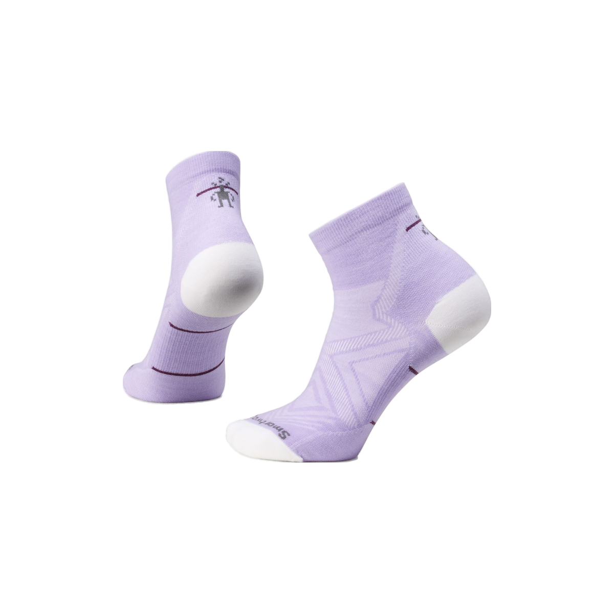 Smartwool Run Zero Cushion - Wool Ankle Socks - Women's, Ultraviolet, sock view
