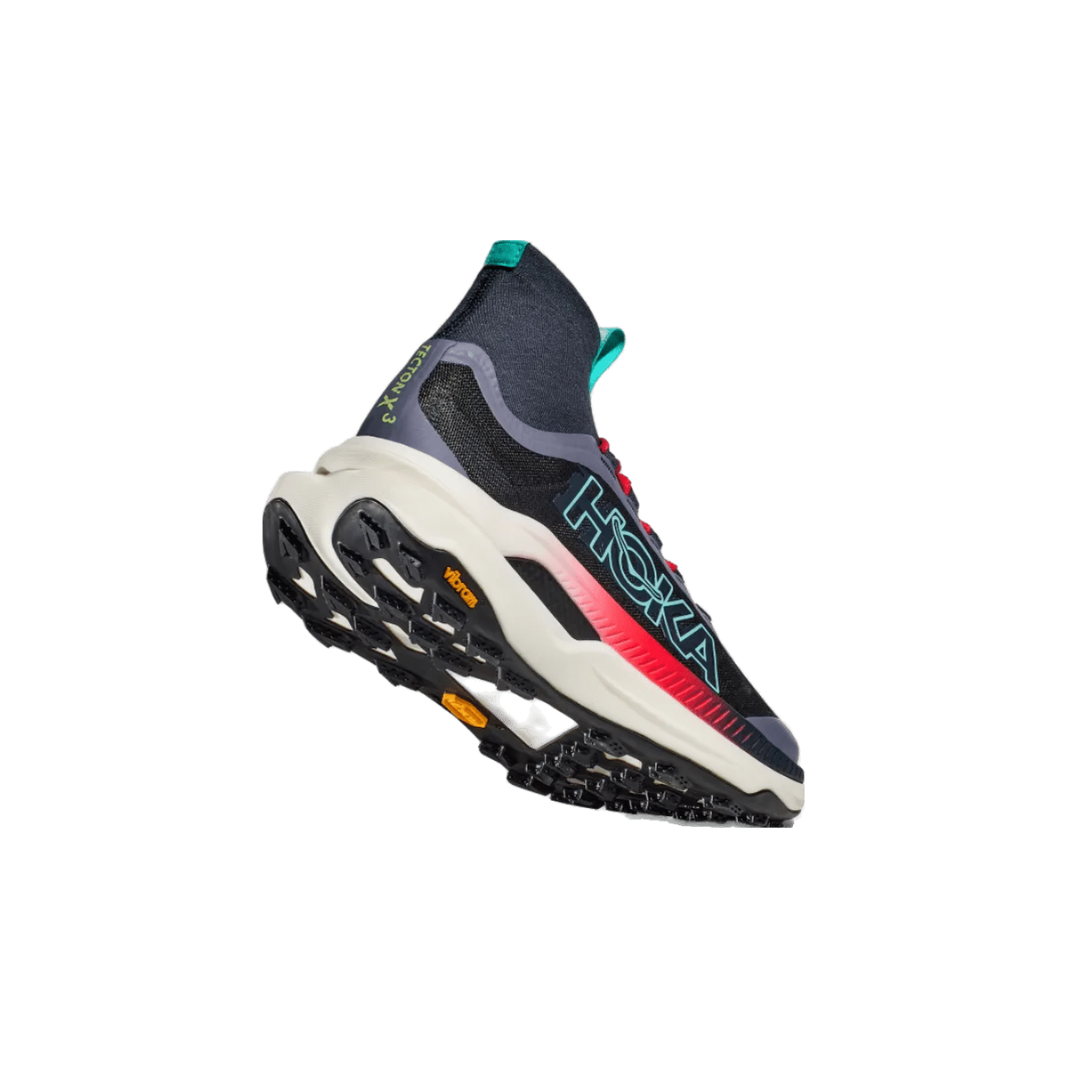 Hoka Tecton X 3 Trail Running Shoes, angled view