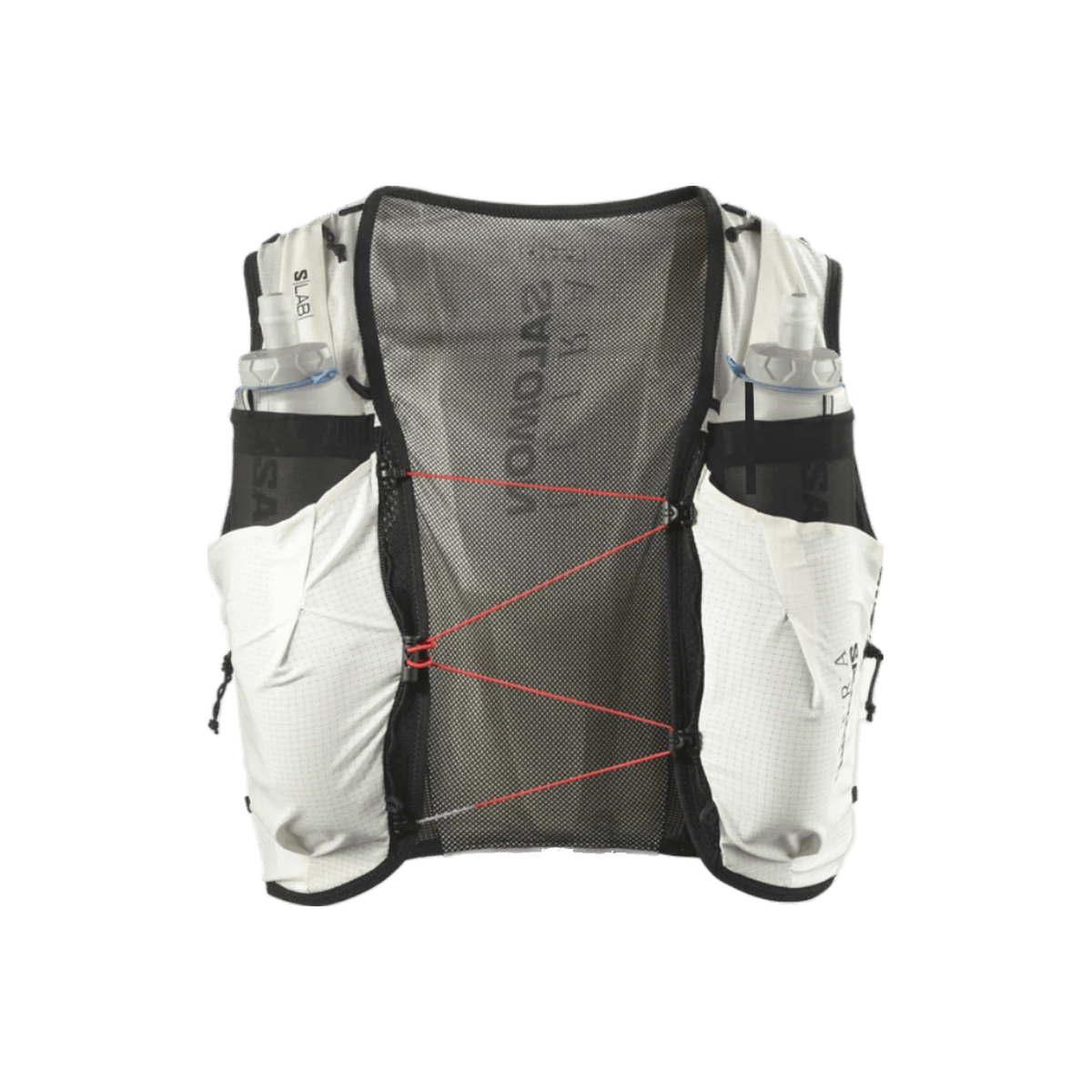 Salomon S/LAB Ultra 10 Running Vest - Unisex, Vanilla Ice/Black, vest view