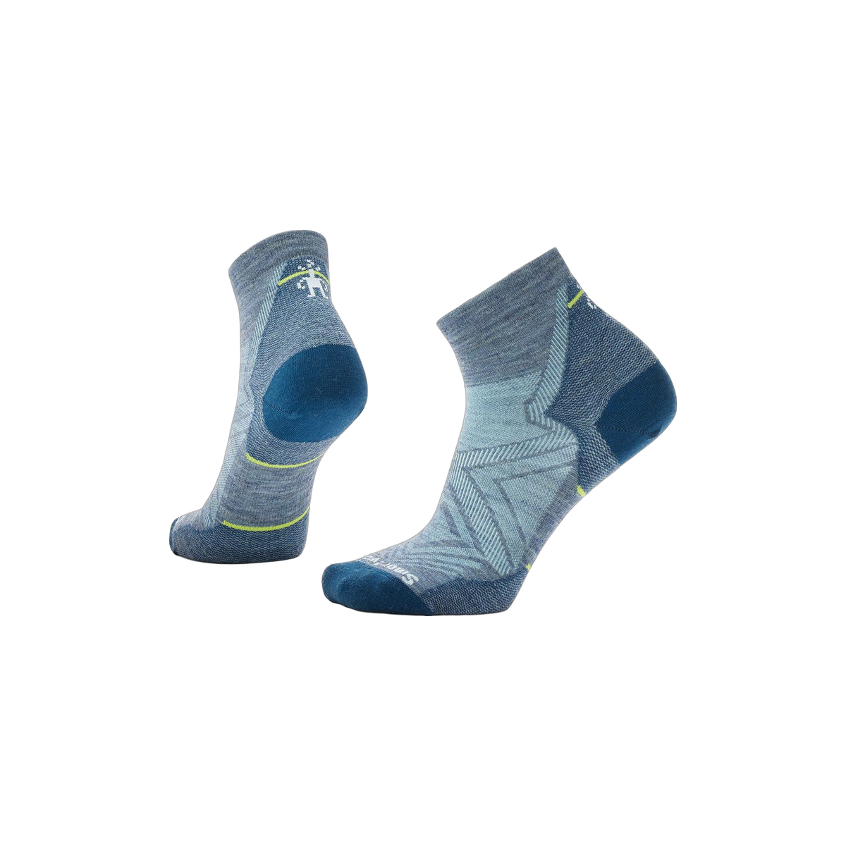 Smartwool Run Zero Cushion - Wool Ankle Socks - Women's, Pewter Blue, sock view