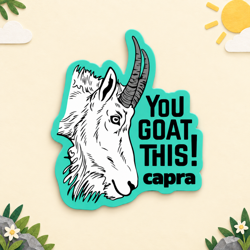 "You Goat This" Capra Sticker