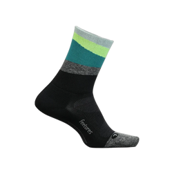 Feetures Elite Light Cushion Mini Crew Socks, Ascent Green, sock view