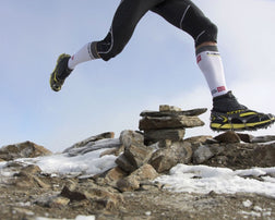 Nortec Nordic Crampons on runner