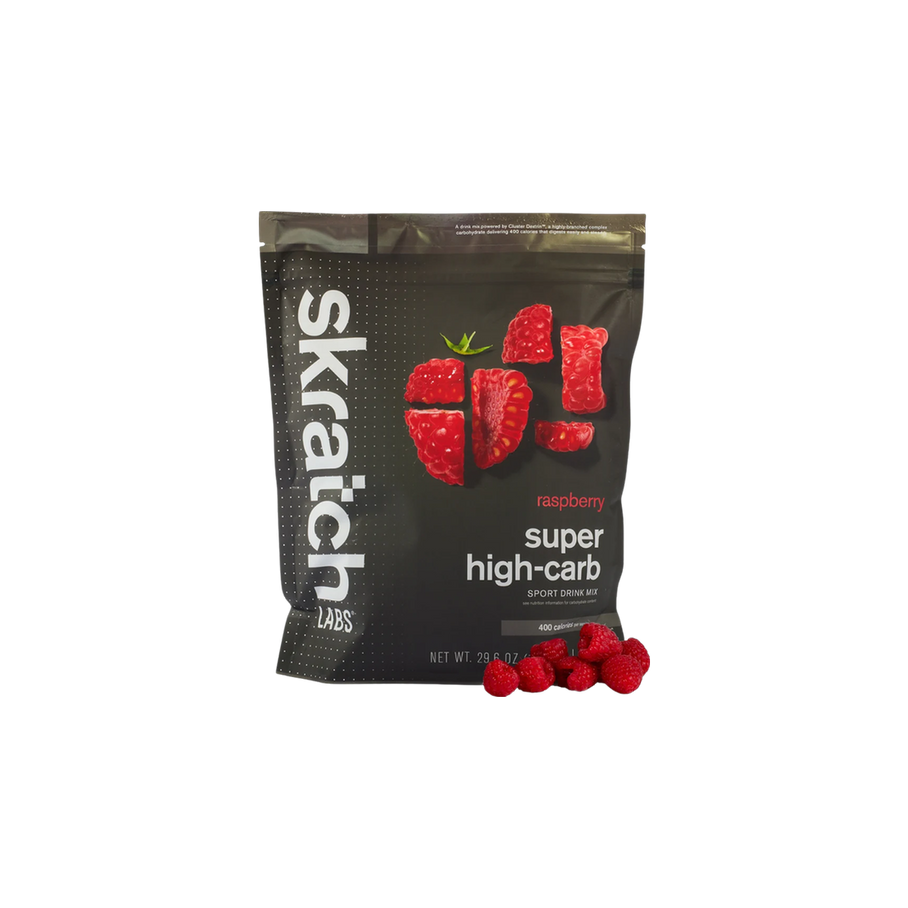 Skratch Super High-Carb Sport Drink Mix, Raspberry / 840g bag, pack view
