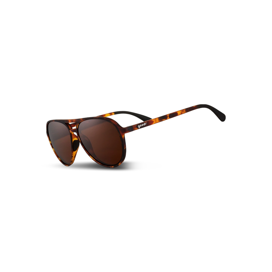 Goodr Sunglasses - Mach G, Amelia Earhart Ghosted Me, three-quarter view