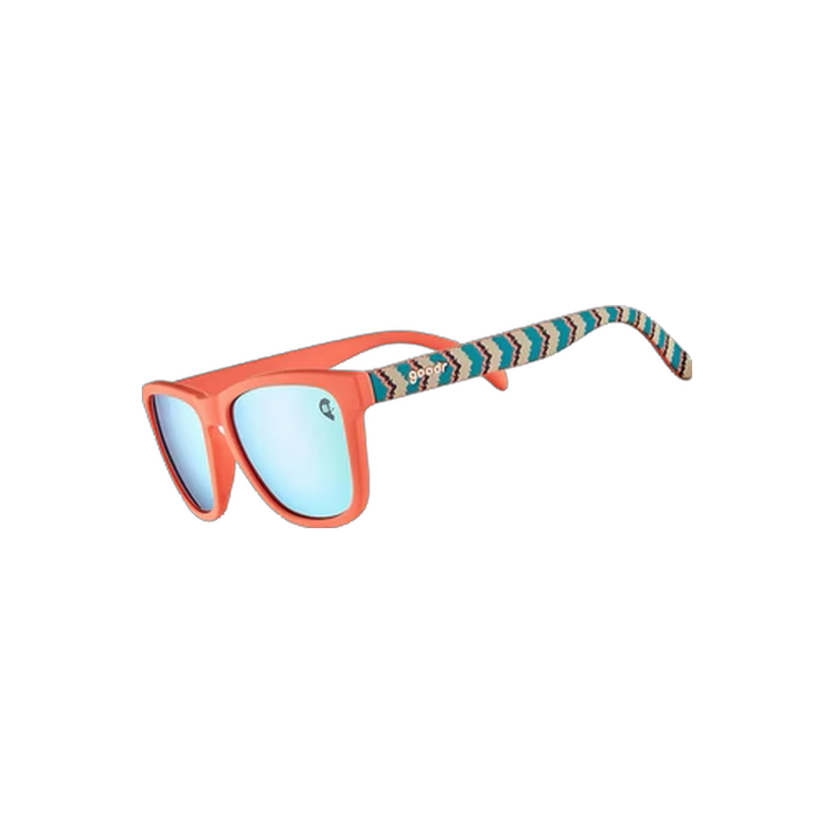 Goodr Sunglasses - OG, three-quarter view