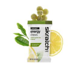 Skratch Labs Sport Energy Chews, Lemon & Green Tea, pack view