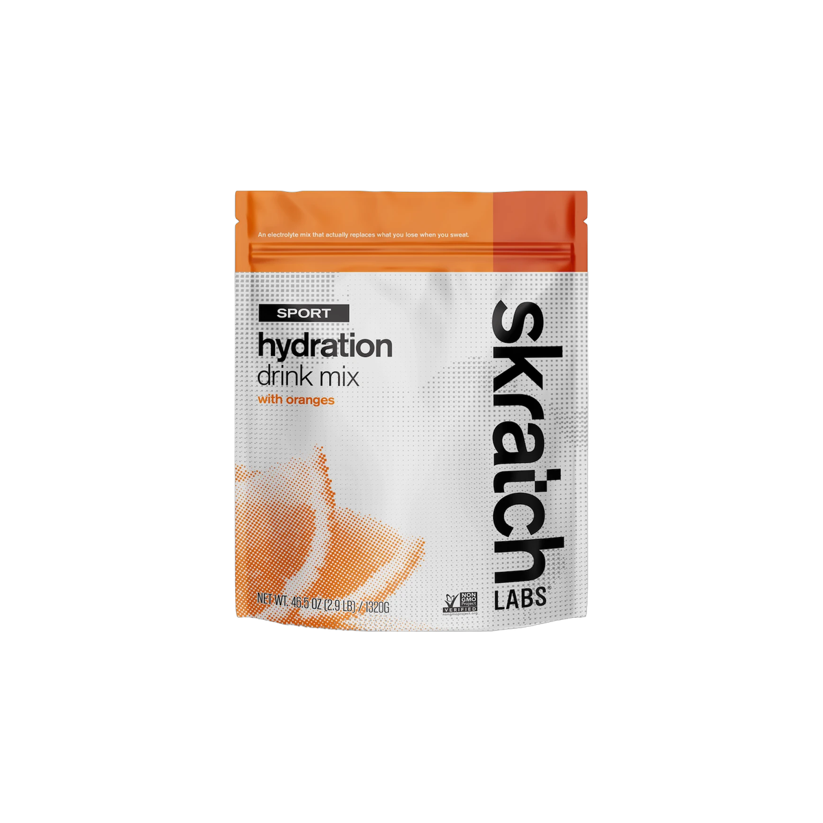 Skratch Labs Sport Hydration Mix 1320g Bag, Oranges, pack view