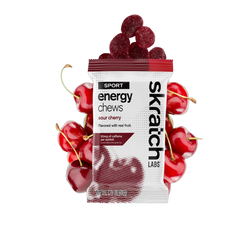 Skratch Labs Sport Energy Chews, Sour Cherry, pack view